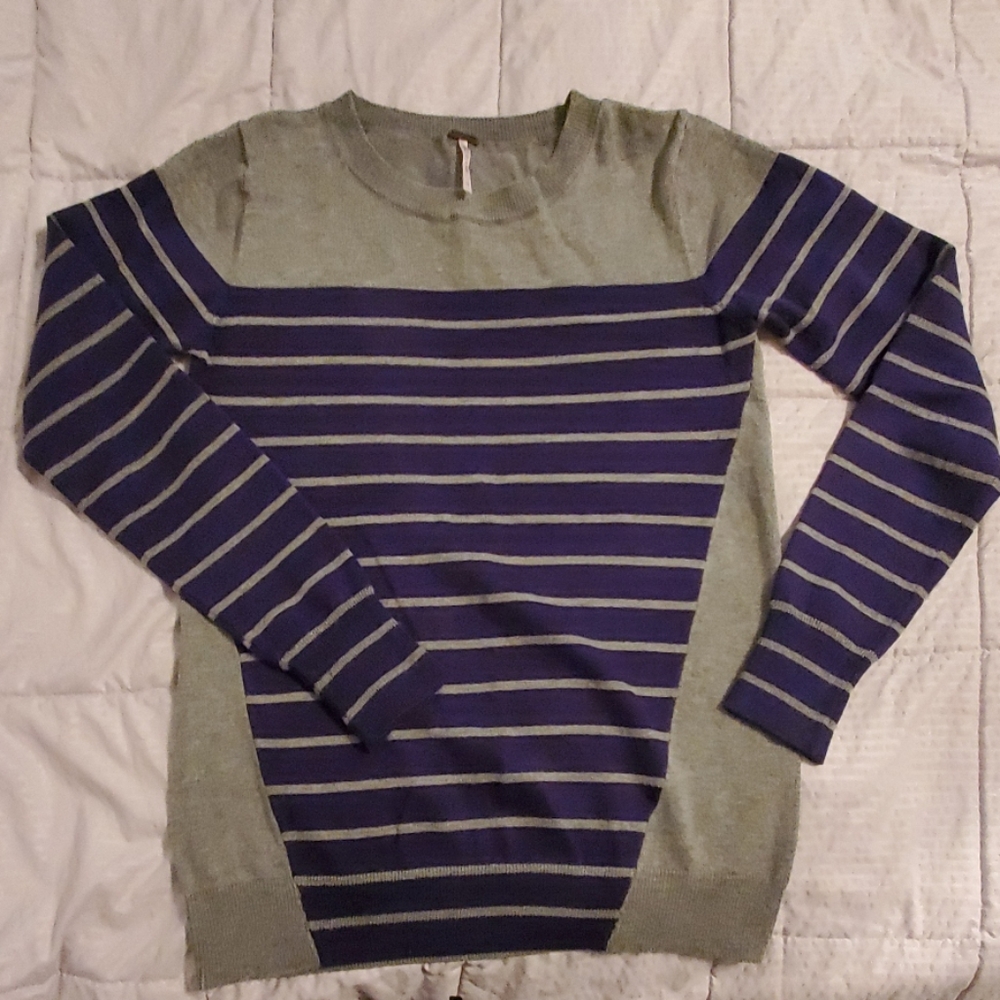 Navy and Grey Sweater